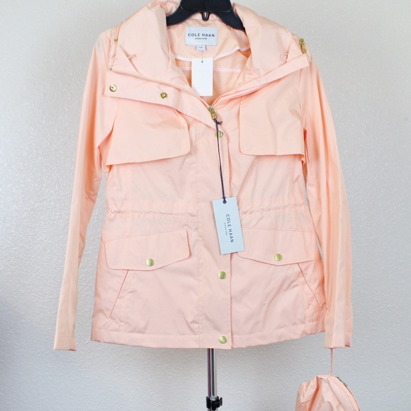 NEW Cole Haan Packable Raincoat - Picture 1 of 8